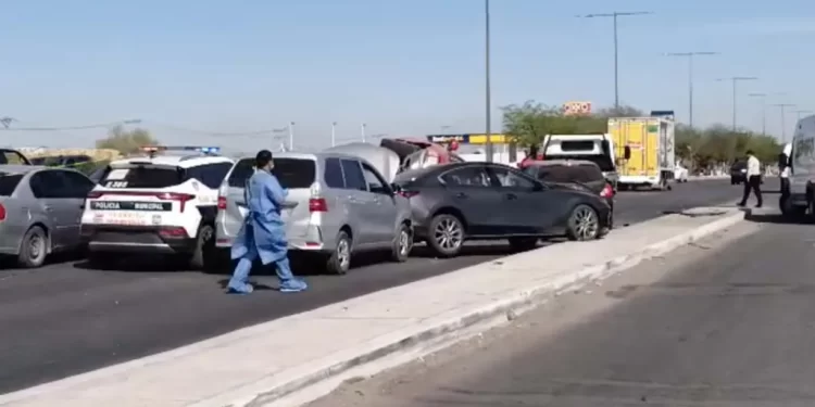 Hombre Pierde Control de su Carro y Muere al Provocar Choque Entre 4 Vehículos en Hermosillo