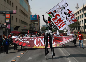 CNTE anuncia paro nacional y nuevo plantón en el Zócalo el 15 de mayo