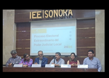 Capacitan IEE Sonora a personal del INCIDE sobre el proceso electoral extraordinario del Poder Judicial Sonora