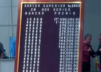 Cae en Hermosillo el Premio Mayor del Sorteo 2842 de la Lotería Nacional