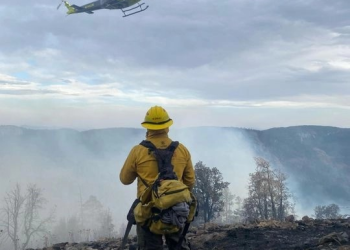 Controlan 60% del incendio en sierra de Bavispe