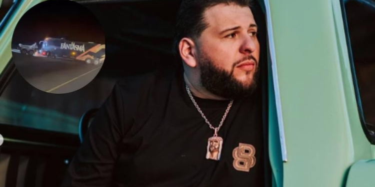 Autobús de “El Fantasma” sufre percance en Sonoyta: ¿Qué le pasó?