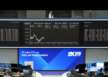 Los mercados viven otra sesión de caos ante la guerra comercial: Europa recorta las caídas y la volatilidad se apodera de Wall Street