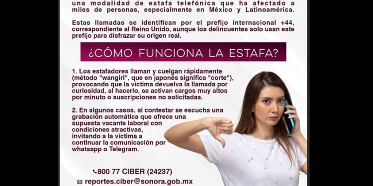 Alerta Gobierno de Sonora por llamadas telefónicas fraudulentas