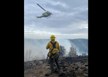 Controlan 60% del incendio en sierra de Bavispe