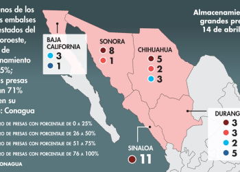 Afrontan sequía con bajos niveles en grandes presas