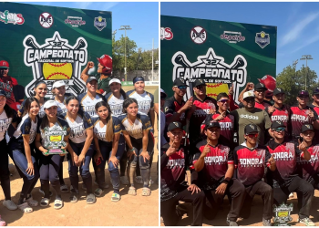 Sinaloa y Sonora dominan el Campeonato Nacional de Softbol Sub-22