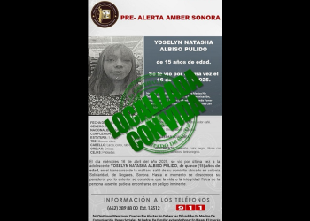 Localizan a adolescente de 15 años con reporte de desaparición en Nogales