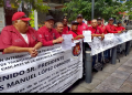 Piden mineros de la Sección 65 de Cananea a SEGOB avances en la solución a la huelga que lleva casi 18 años