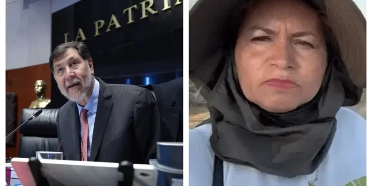 Ceci Flores responde a Noroña por candidatos ligados al narco