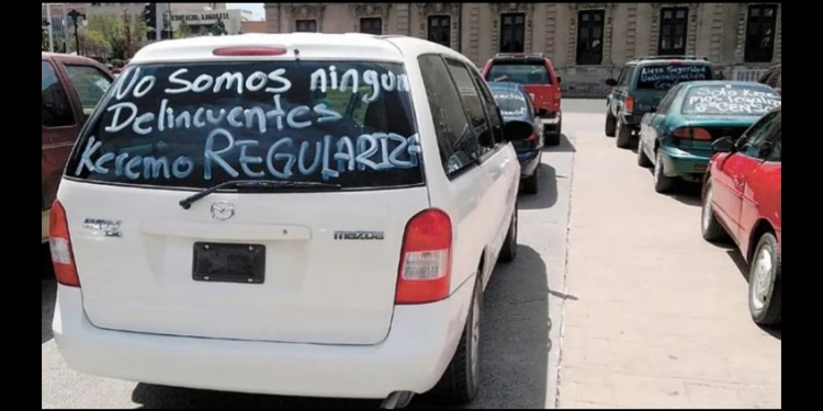 Hay 800 mil vehículos circulando de manera ilegal en Sonora