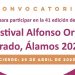 SONORA ABRE LA CONVOCATORIA PARA PARTICIPAR EN EL FESTIVAL ALFONSO ORTIZ TIRADO, ÁLAMOS 2026