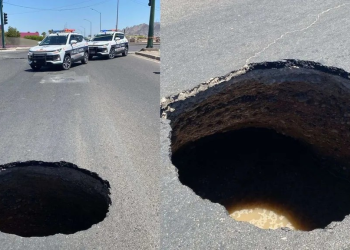 Reportan Socavón en Paseo Río Sonora y Bulevar Las Quintas; Cerrarán Vialidad Durante 3 Meses