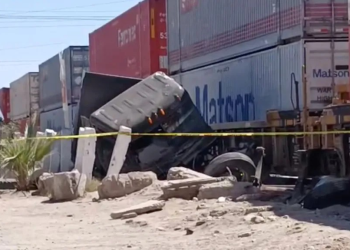Tren Impacta y Arrolla a Camión de Carga en San Pedro El Saucito; Hay un Lesionado