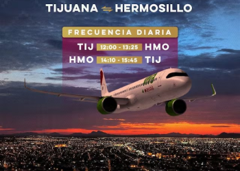 Alfonso Durazo fortaleció la conectividad de Sonora con nueva ruta: Hermosillo-Tijuana