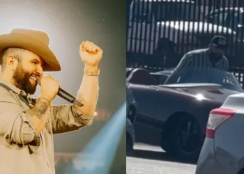 Carín León se Queda “Tirado” en su Auto de Lujo en Hermosillo