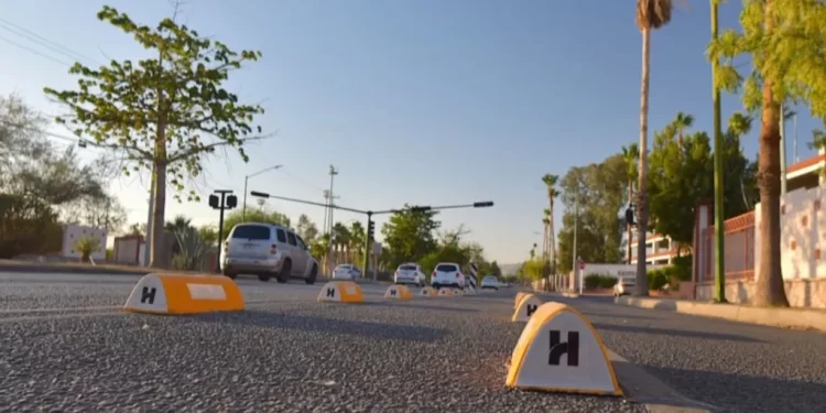 Instalan Confibicis en Calle Reforma Frente a Unison en Hermosillo