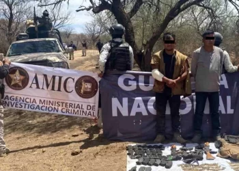 Balacera en Sáric, Sonora; Dos Hombres Fueron Detenidos con Armas de Uso Exclusivo del Ejército