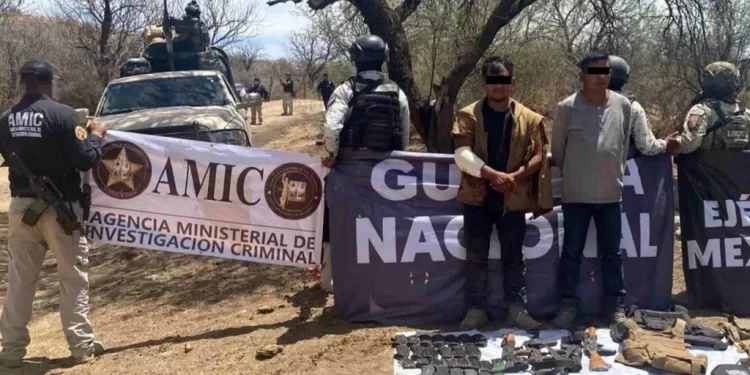 Balacera en Sáric, Sonora; Dos Hombres Fueron Detenidos con Armas de Uso Exclusivo del Ejército