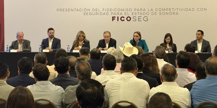 Gobierno y empresarios colaboran en fideicomiso por la seguridad de Sonora