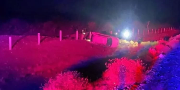 Muere Conductor al Volcar Auto en Carretera Federal Hermosillo – Guaymas