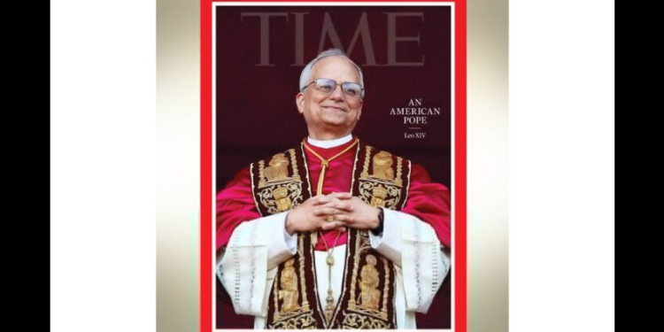 Papa León XIV es portada de la revista Time