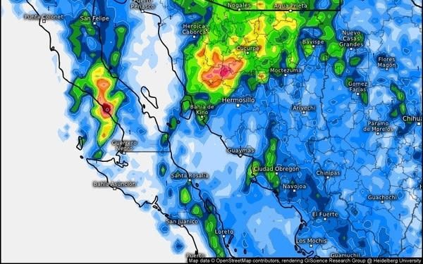 Prevén que Alvin ocasione lluvias en Sonora
