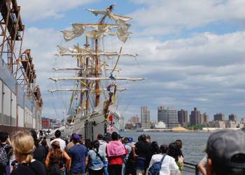 El Gobierno mexicano asegura que la maniobra del buque ‘Cuauhtémoc’ en Nueva York estuvo a cargo de un piloto de puerto estadounidense