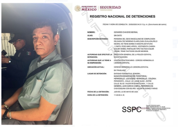 Detienen al Coordinador Estatal del Sistema Penitenciario por fuga de “El Ponchis” del CERESO local de Hermosillo