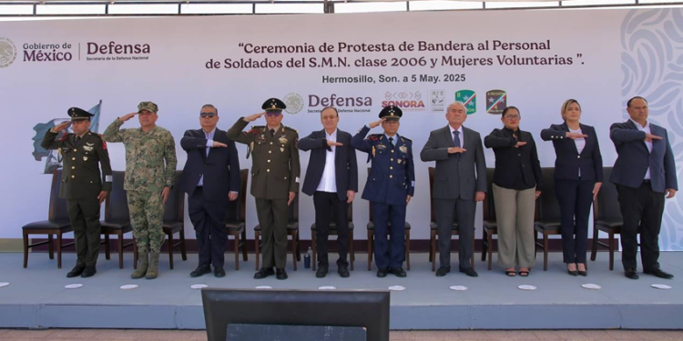Encabezó Durazo Ceremonia de Protesta a jóvenes del Servicio Militar en conmemoración a la Batalla de Puebla