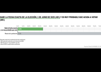 Los mexicanos desconocen a los candidatos de la elección judicial y se estima una participación del 23%