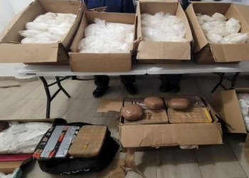 Caen en Sonora dos sujetos que llevaban más de 100 kilos de metanfetamina ocultos en un tractocamión