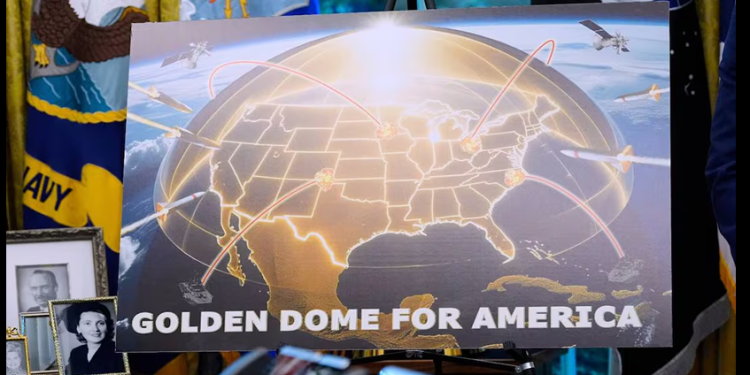 Trump anuncia construcción de una “cúpula dorada” para proteger a EU; costará 175 mil millones de dólares