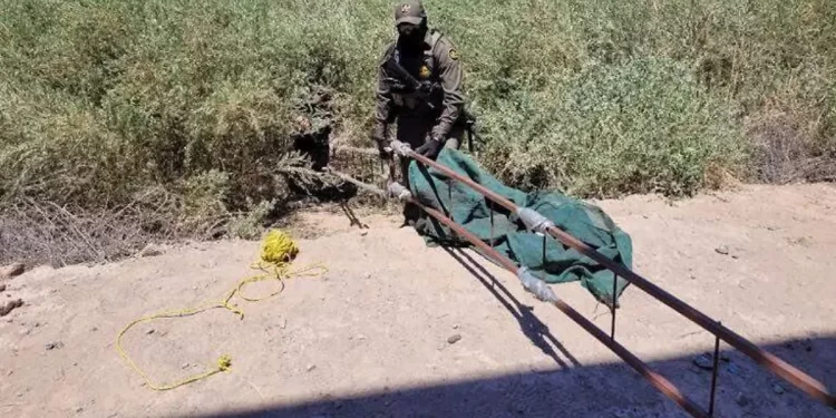 La CBP decomisa escaleras utilizadas para tráfico de migrantes en Arizona