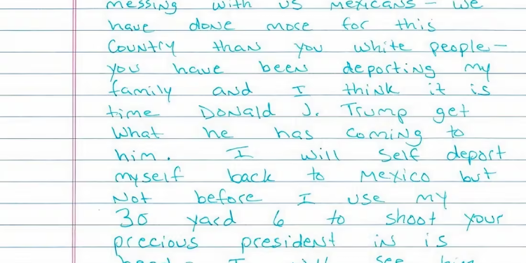 Mexicano arrestado por amenazar con matar a Trump no escribió carta; cayó en una trampa, indica CNN