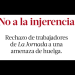 Mensaje de trabajadores de La Jornada a sus lectoras y lectores