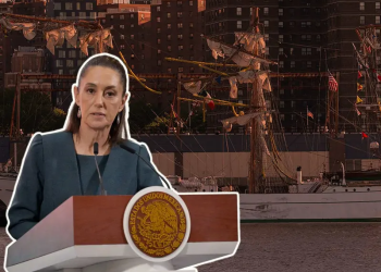 Marina ya tiene hipótesis sobre causa de choque del Buque Cuauhtémoc: Sheinbaum