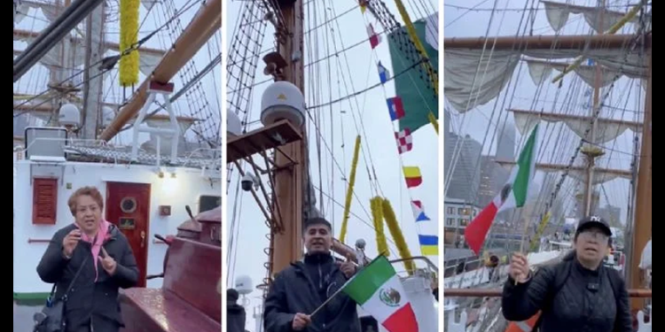 Morenistas promovieron elección judicial en el buque Cuauhtémoc antes de que chocara