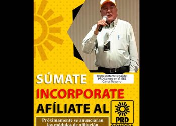 Anuncia PRD campaña de afiliación y una posible nueva imagen para el 2027