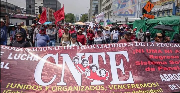 CNTE exige abrogación de la Ley del ISSSTE de 2007 y mantiene presión en negociaciones