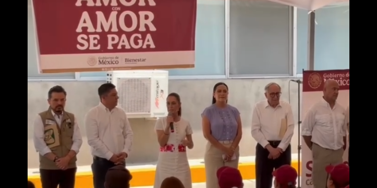 Sheinbaum da banderazo de salida al programa Salud Casa por Casa