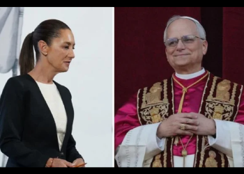 Este es el mensaje que envió Sheinbaum al recién nombrado Papa León XIV