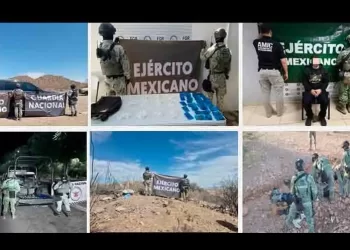 Detienen a 17 personas y decomisa artefactos bélicos, droga y vehículos en Sonora