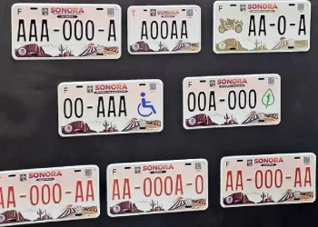 ¿Quiénes deberán portar las nuevas placas vehiculares en Sonora?