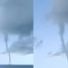 Captan Sorprendente Tromba Marina en Puerto Peñasco
