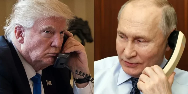 Trump discute con Putin por teléfono para poder negociar el fin de la guerra en Ucrania