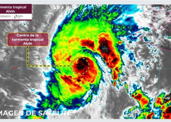 Tormenta tropical “Alvin” se intensifica; estos son los estados afectados en su trayectoria