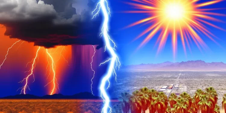 Sinaloa y Sonora: Tormentas y Calor Extremo Simultáneo