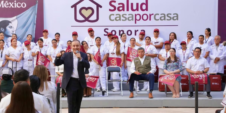 Alfonso Durazo arrancó el programa “Salud Casa por Casa” en Sonora