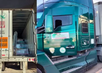 Rescatan a Migrantes Africanos Dentro de Tráiler en Retén Cucapah de San Luis Río Colorado